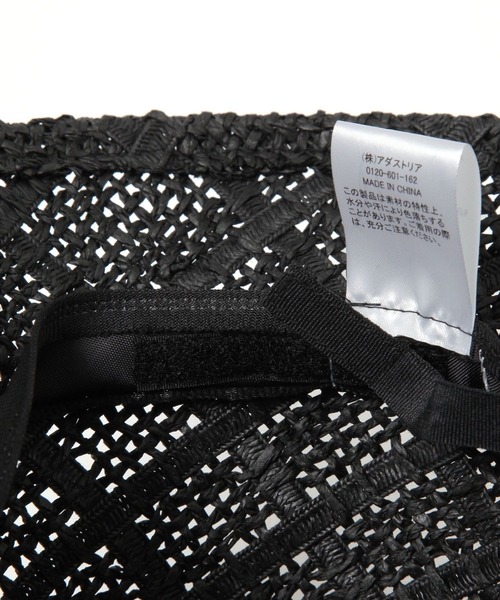 LAKOLE（ラコレ）の「格子柄ペーパーハット / 286092（ハット・レディース・ブラック/ブラウン/ナチュラル・FREE）」の9枚目の写真