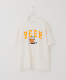 BEER/ビール モチーフ Tシャツ