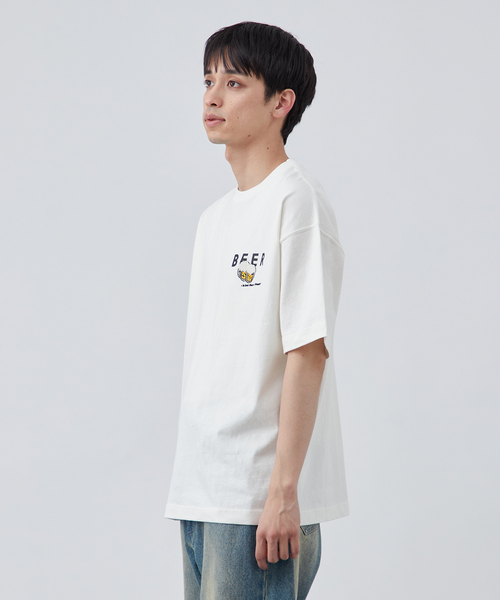 B.C STOCK(ベーセーストック)の「BEER/ビール モチーフ Tシャツ(Tシャツ/カットソー・メンズ・ホワイト/ホワイト系その他・MEDIUM/LARGE)」の15枚目の写真