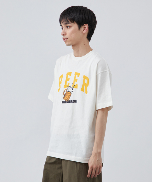 セール】BEER/ビール モチーフ Tシャツ（Tシャツ/カットソー