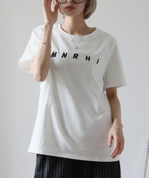 刺繍フロントロゴTシャツ