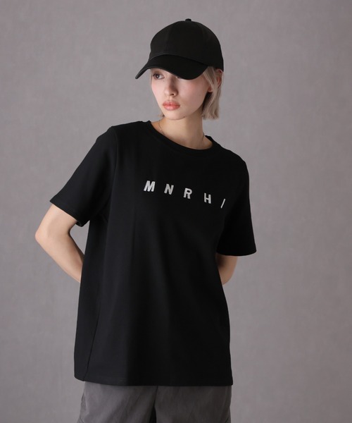 Girly Doll(ガーリードール)の「刺繍フロントロゴTシャツ(Tシャツ/カットソー・レディース・ブラック/ダークグレー/ホワイト・F)」の22枚目の写真