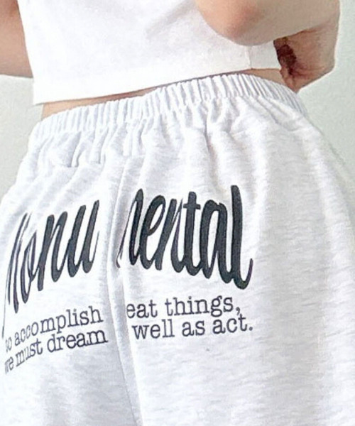 VIVID LADY（ビビッドレディー）の「ハーフ スウェット パンツ（スウェットパンツ・レディース・ライトグレー/グレー/ブラック・FREE）」の22枚目の写真