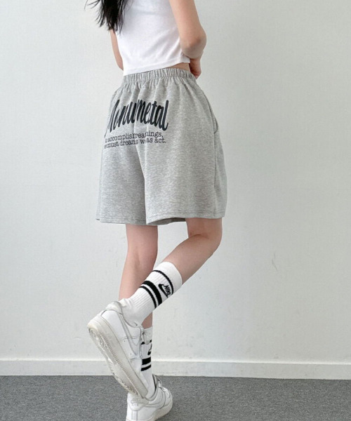 VIVID LADY（ビビッドレディー）の「ハーフ スウェット パンツ（スウェットパンツ・レディース・ライトグレー/グレー/ブラック・FREE）」の21枚目の写真