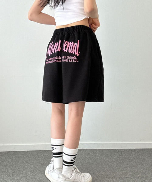 VIVID LADY（ビビッドレディー）の「ハーフ スウェット パンツ（スウェットパンツ・レディース・ライトグレー/グレー/ブラック・FREE）」の15枚目の写真