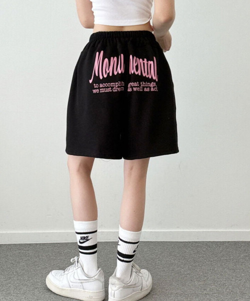 VIVID LADY（ビビッドレディー）の「ハーフ スウェット パンツ（スウェットパンツ・レディース・ライトグレー/グレー/ブラック・FREE）」の11枚目の写真