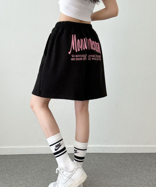 VIVID LADY（ビビッドレディー）の「ハーフ スウェット パンツ（スウェットパンツ・レディース・ライトグレー/グレー/ブラック・FREE）」の10枚目の写真