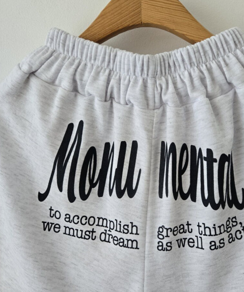 VIVID LADY（ビビッドレディー）の「ハーフ スウェット パンツ（スウェットパンツ・レディース・ライトグレー/グレー/ブラック・FREE）」の4枚目の写真