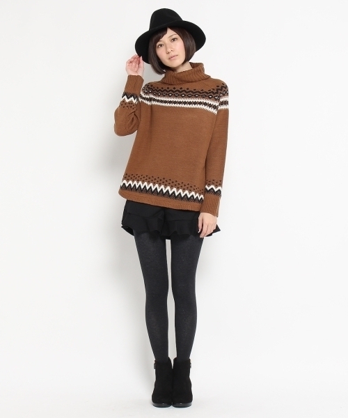 THE EMPORIUM（ジエンポリアム）の「フリルショートパンツ（その他パンツ・レディース・グレー/ブラック・38/40）」の9枚目の写真