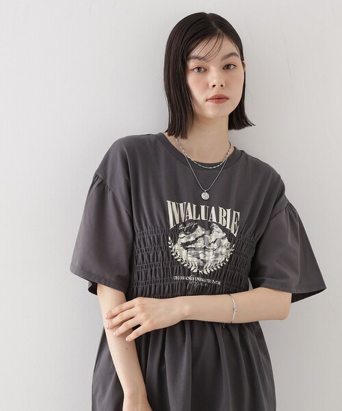 THE SHOP TK (ザ ショップ ティーケー )の「◆コインチェーン2WAYショートネックレス(ネックレス・レディース・シルバー/ゴールド・00)」の9枚目の写真