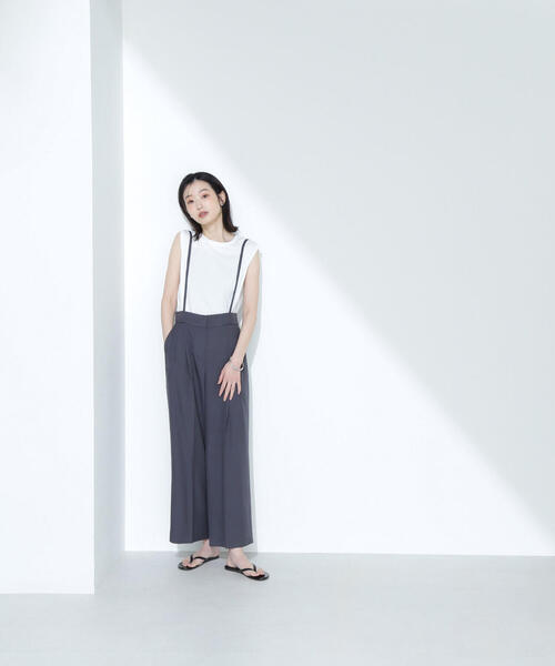 NATURAL BEAUTY BASIC(ナチュラルビューティーベーシック)の「◇【Oggi掲載】メタルプレートノースリーブカットソー(Tシャツ/カットソー・レディース・ブラック/チャコールグレー/オフホワイト/ダークブラウン・FREE)」の17枚目の写真