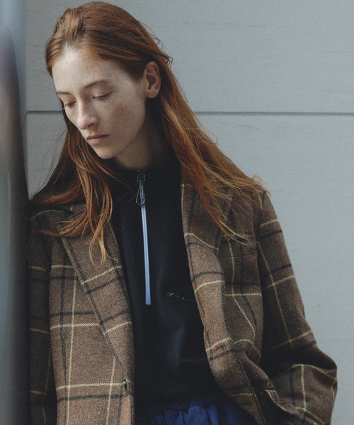 miffew(ミフュー)の「「miffew/ ミフュー」TAILORED DOWN JACKET(ダウンジャケット/コート・レディース・ブラウン系1/チェック・1/2/3)」の5枚目の写真
