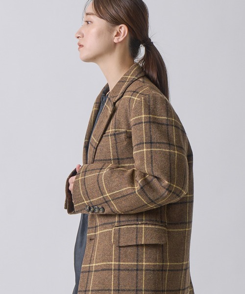 miffew(ミフュー)の「「miffew/ ミフュー」TAILORED DOWN JACKET(ダウンジャケット/コート・レディース・ブラウン系1/チェック・1/2/3)」の11枚目の写真