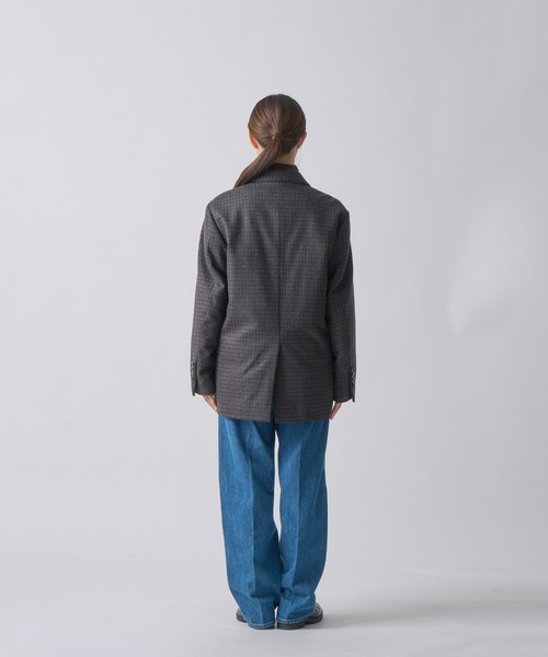 miffew(ミフュー)の「「miffew/ ミフュー」TAILORED DOWN JACKET(ダウンジャケット/コート・レディース・ブラウン系1/チェック・1/2/3)」の15枚目の写真