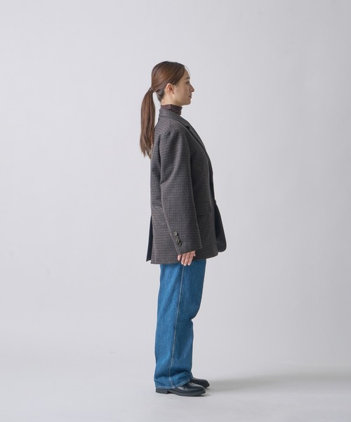 miffew(ミフュー)の「「miffew/ ミフュー」TAILORED DOWN JACKET(ダウンジャケット/コート・レディース・ブラウン系1/チェック・1/2/3)」の16枚目の写真