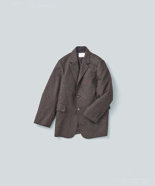 miffew(ミフュー)の「「miffew/ ミフュー」TAILORED DOWN JACKET(ダウンジャケット/コート・レディース・ブラウン系1/チェック・1/2/3)」の18枚目の写真
