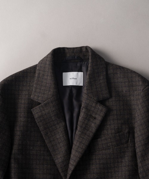 miffew(ミフュー)の「「miffew/ ミフュー」TAILORED DOWN JACKET(ダウンジャケット/コート・レディース・ブラウン系1/チェック・1/2/3)」の21枚目の写真