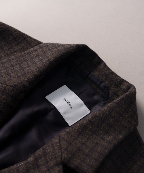 miffew(ミフュー)の「「miffew/ ミフュー」TAILORED DOWN JACKET(ダウンジャケット/コート・レディース・ブラウン系1/チェック・1/2/3)」の22枚目の写真
