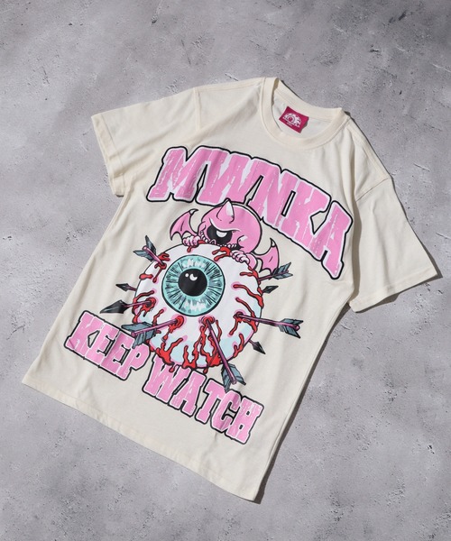 MISHKA（ミシカ）の「MISHKA グラフィックプリントTシャツ（Tシャツ/カットソー・メンズ・パープル/ブラック/ブルー/クリーム/パープル系/ブラック系/ブラック系1/レッド・M/L/XL/2XL/S）」の5枚目の写真