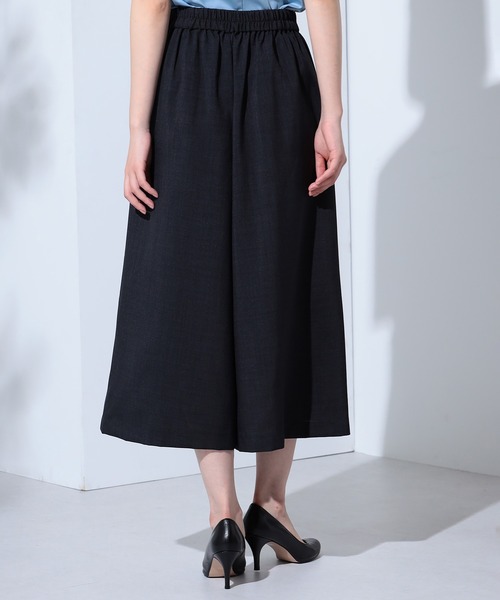 GALLORIA（ギャローリア）の「はっ水　ガウチョパンツ（その他パンツ・レディース・チャコールグレー/ベージュ/ネイビー/ブルー・L/LL/S/M）」の6枚目の写真