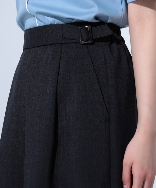 GALLORIA（ギャローリア）の「はっ水　ガウチョパンツ（その他パンツ・レディース・チャコールグレー/ベージュ/ネイビー/ブルー・L/LL/S/M）」の7枚目の写真