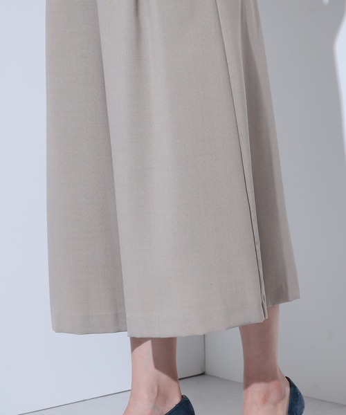 GALLORIA（ギャローリア）の「はっ水　ガウチョパンツ（その他パンツ・レディース・チャコールグレー/ベージュ/ネイビー/ブルー・L/LL/S/M）」の12枚目の写真