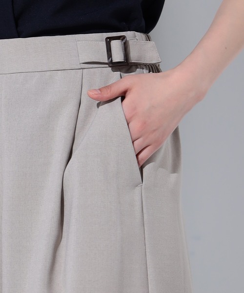 GALLORIA（ギャローリア）の「はっ水　ガウチョパンツ（その他パンツ・レディース・チャコールグレー/ベージュ/ネイビー/ブルー・L/LL/S/M）」の11枚目の写真