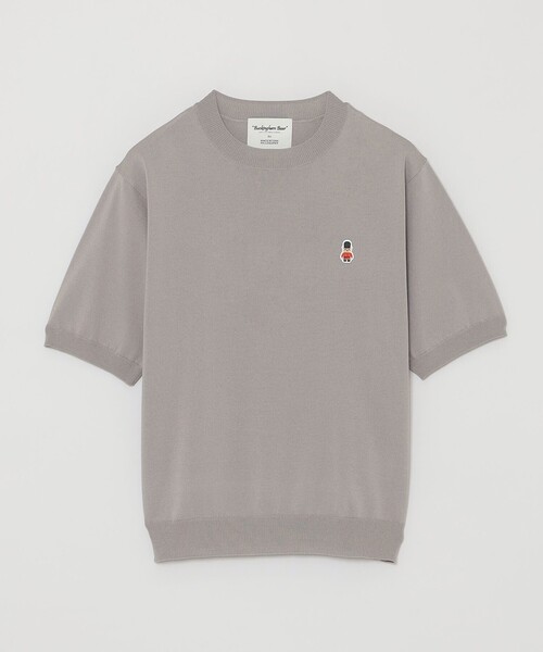 MACKINTOSH PHILOSOPHY(マッキントッシュ フィロソフィー)の「【WEB&一部店舗限定】バッキンガムベア ハーフスリーブニット(ニット/セーター・レディース・チャコールグレー/ブルー/ブラック/ベージュ/ダークネイビー・38)」の1枚目の写真