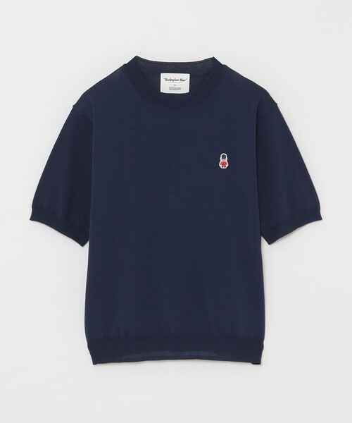 MACKINTOSH PHILOSOPHY(マッキントッシュ フィロソフィー)の「【WEB&一部店舗限定】バッキンガムベア ハーフスリーブニット(ニット/セーター・レディース・チャコールグレー/ブルー/ブラック/ベージュ/ダークネイビー・38)」の5枚目の写真