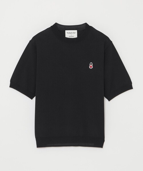 MACKINTOSH PHILOSOPHY(マッキントッシュ フィロソフィー)の「【WEB&一部店舗限定】バッキンガムベア ハーフスリーブニット(ニット/セーター・レディース・チャコールグレー/ブルー/ブラック/ベージュ/ダークネイビー・38)」の2枚目の写真