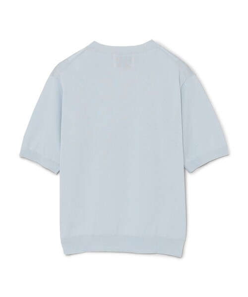 MACKINTOSH PHILOSOPHY(マッキントッシュ フィロソフィー)の「【WEB&一部店舗限定】バッキンガムベア ハーフスリーブニット(ニット/セーター・レディース・チャコールグレー/ブルー/ブラック/ベージュ/ダークネイビー・38)」の6枚目の写真