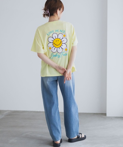 Smileyさん専用　新入学用品オーダー セール】SMILEY FACE フラワーTシャツ（Tシャツ/カットソー