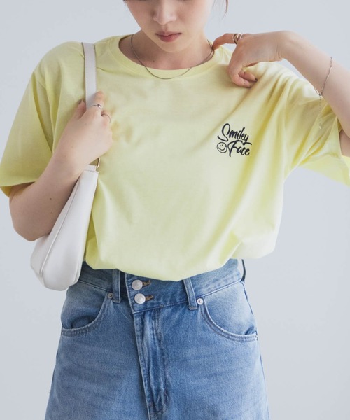 SMILEY FACE フラワーTシャツ（Tシャツ/カットソー）｜SMILEY FACE