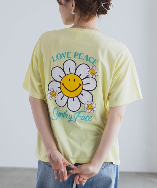 Smileyさん専用　新入学用品オーダー セール】SMILEY FACE フラワーTシャツ（Tシャツ/カットソー