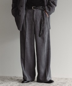 remer ルーズブラッシュドヘリンボーンパンツ loose Brushed herringbone PT / ルーズブラッシュド