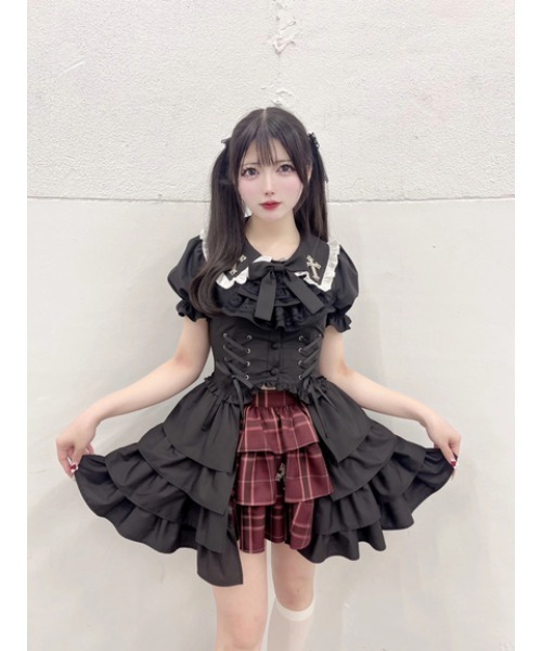 Jamie エーエヌケー ゴシッククロスお姫様ブラウス ゴシッククロスお姫様ブラウス - Jamie エーエヌケー(ジェイミー