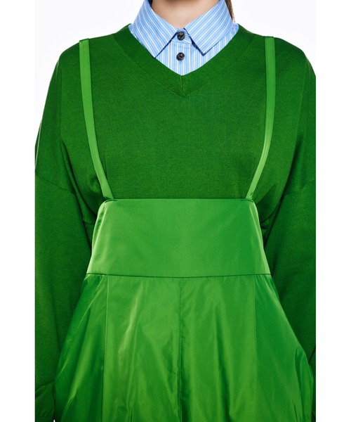 PEサテン ワイドサロペット（サロペット/オーバーオール）｜ENFOLD