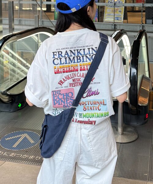 Franklin Climbing（フランクリンクライミング）の「【Franklin Climbing】 バックプリントフェスロゴTEE　多色柄（Tシャツ/カットソー・メンズ・ピンク/ライトグレー/オフホワイト・LARGE/MEDIUM）」の13枚目の写真