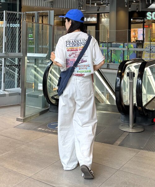 Franklin Climbing（フランクリンクライミング）の「【Franklin Climbing】 バックプリントフェスロゴTEE　多色柄（Tシャツ/カットソー・メンズ・ピンク/ライトグレー/オフホワイト・LARGE/MEDIUM）」の16枚目の写真