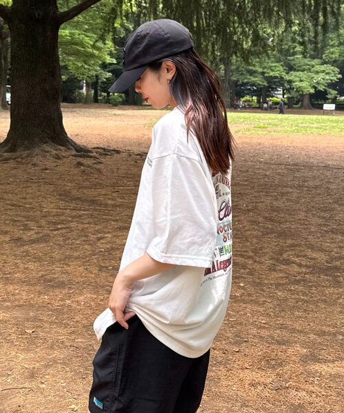 Franklin Climbing（フランクリンクライミング）の「【Franklin Climbing】 バックプリントフェスロゴTEE　多色柄（Tシャツ/カットソー・メンズ・ピンク/ライトグレー/オフホワイト・LARGE/MEDIUM）」の18枚目の写真