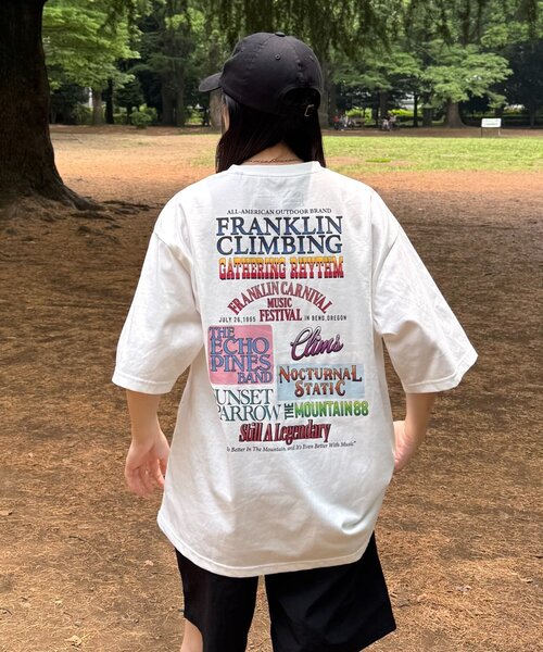 Franklin Climbing（フランクリンクライミング）の「【Franklin Climbing】 バックプリントフェスロゴTEE　多色柄（Tシャツ/カットソー・メンズ・ピンク/ライトグレー/オフホワイト・LARGE/MEDIUM）」の19枚目の写真