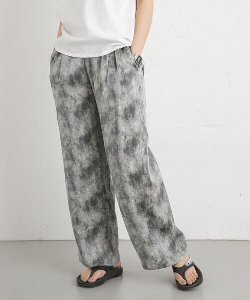 EKAL（エカル）の「プリントイージーパンツ（その他パンツ・レディース・グレー/ダークグレー・ONE）」の2枚目の写真