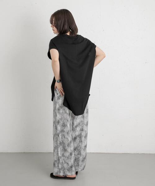 EKAL（エカル）の「プリントイージーパンツ（その他パンツ・レディース・グレー/ダークグレー・ONE）」の6枚目の写真