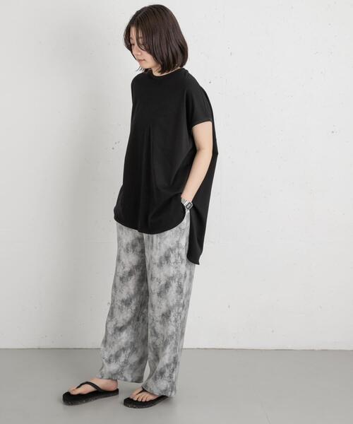 EKAL（エカル）の「プリントイージーパンツ（その他パンツ・レディース・グレー/ダークグレー・ONE）」の7枚目の写真