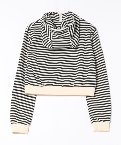 almo（アルモ）の「【LAMPOON】ボーダーキャットパーカー（パーカー・レディース・ホワイト・SMALL/MEDIUM/LARGE）」の5枚目の写真