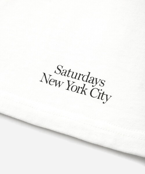 Saturdays NYC（サタデーズ ニューヨークシティ ）の「Crosby Standard SS Tee（Tシャツ/カットソー・メンズ・ホワイト/ブラック・L/M/S/XL/X-SMALL）」の12枚目の写真