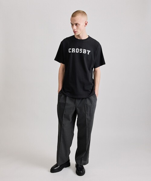 Saturdays NYC（サタデーズ ニューヨークシティ ）の「Crosby Standard SS Tee（Tシャツ/カットソー・メンズ・ホワイト/ブラック・L/M/S/XL/X-SMALL）」の3枚目の写真