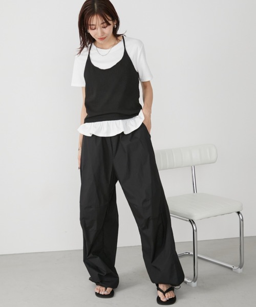 Auntie Rosa Holiday(アンティローザホリデー)の「裾フリルプルオーバー(Tシャツ/カットソー・レディース・グレー/ブラック/ホワイト・FREE)」の8枚目の写真
