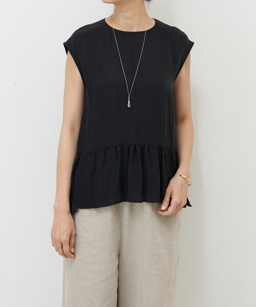 KAI♡ビアズリー BEARDSLEY Aラインブラウス身幅たっぷりフレア BEARDSLEY（ビアズリー）の「刺繍フレアブラウス（シャツ