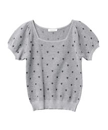 CALNAMUR | ハートジャガードコンパクトニット(Tシャツ/カットソー)